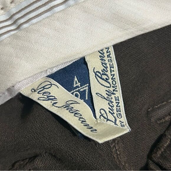 Y2K Lucky Brand Brown Low Rise Wide Leg Jeans - Picture 3 of 5